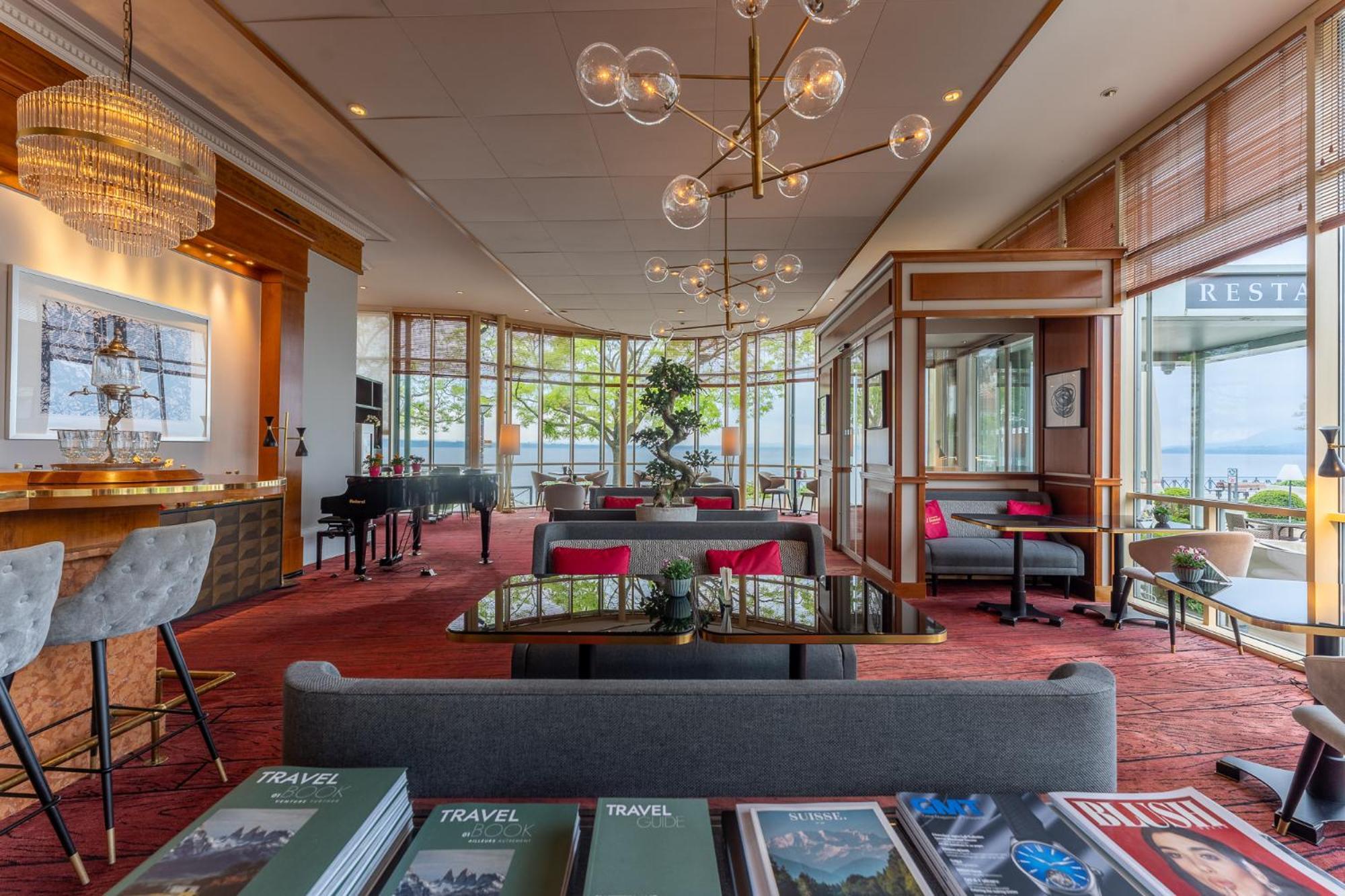 Beau Rivage Hotel Neuchâtel Eksteriør bilde The lounge at the airport